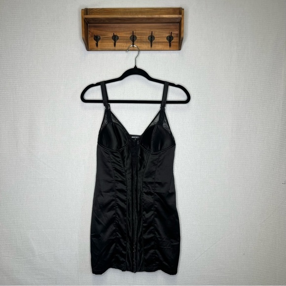Urban Outfitters | Black Silky Short Sexy Dress Lingerie Medium - Picture 1 of 7